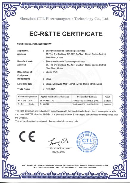 Shenzhen Recoda technologies Limited